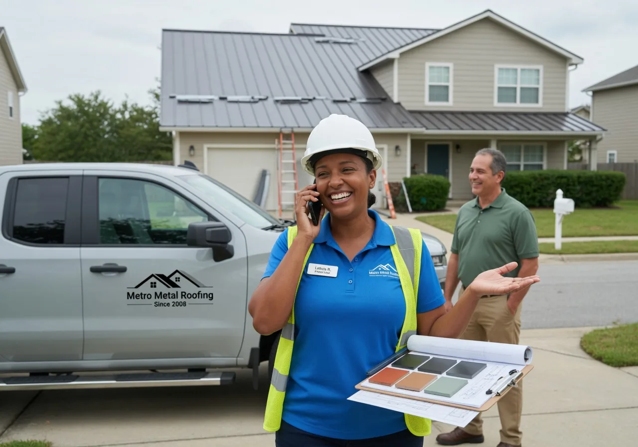Storm Damage Metal Roof Repair in Greentown, PA